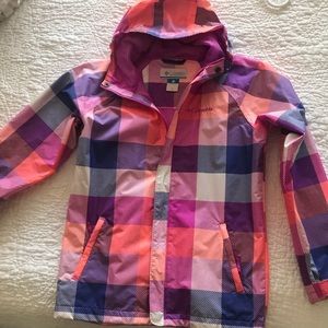 Girls spring rain jacket -- worn 2 times!